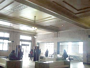 Interior of the exit, in the Gare Jean-Talon