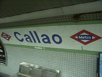 Tiled nameplate at Callao