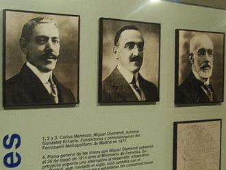 The founders of the Madrid metro