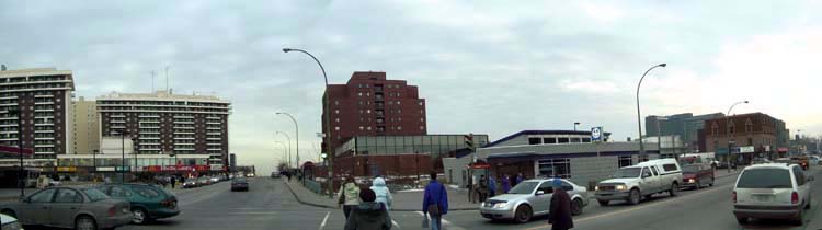 Panorama of Frontenac metro
