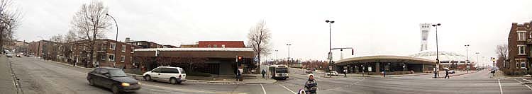 Panorama de la station Pie-IX