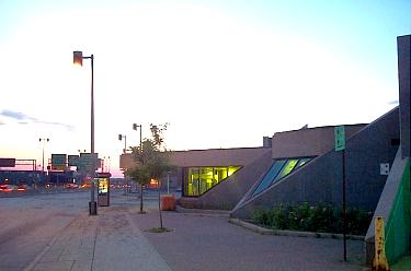 Exterior of the kiosk
