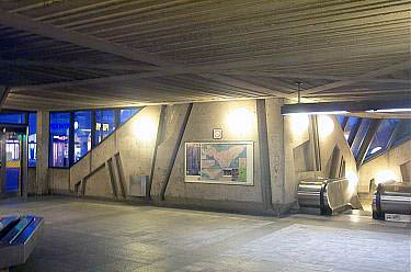 Interior of the kiosk