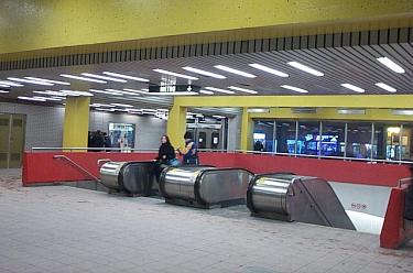 Interior of the exit level
