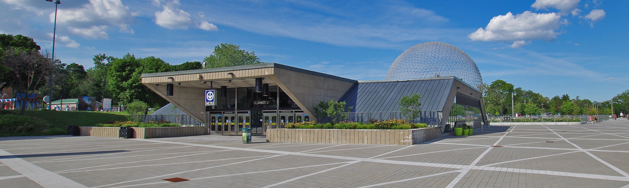 Station Jean-Drapeau - Grand plan
