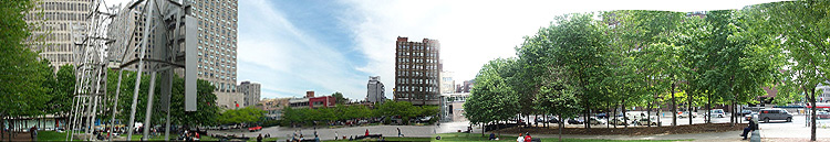 Panorama de la station Berri-UQAM