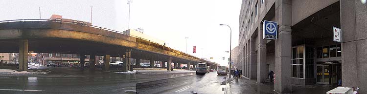 Panorama de la station Crémazie