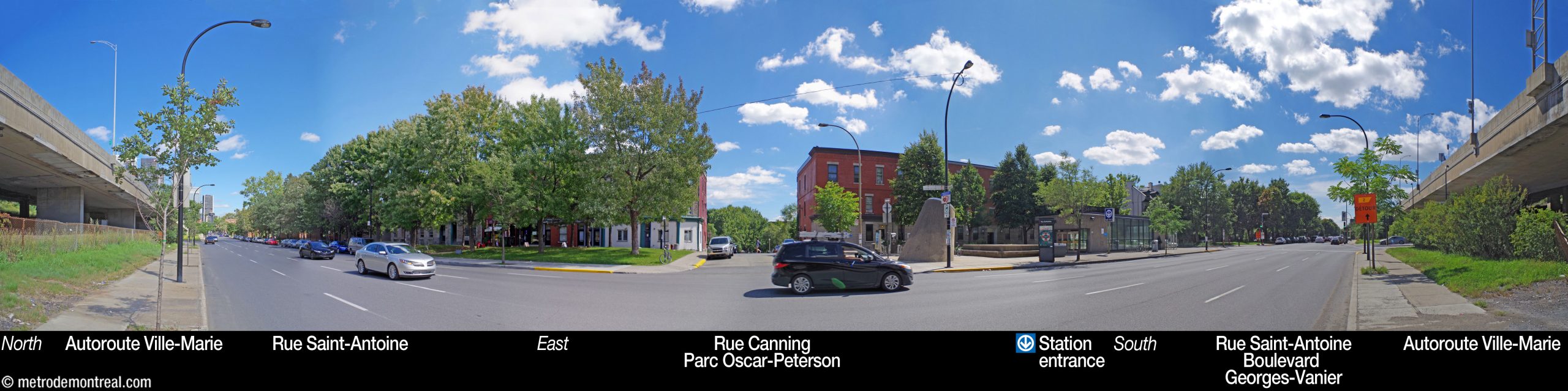 Georges-Vanier - Station surroundings Georges-Vanier - Station surroundings