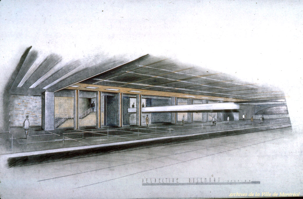 Esquisse architecturale du grand volume.