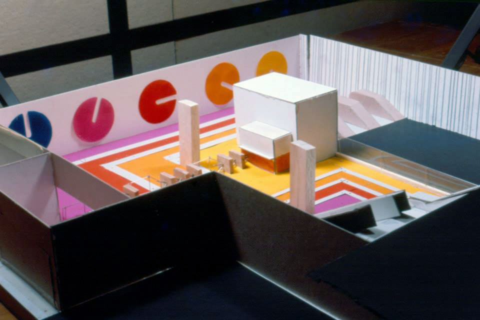 Maquette of the ticket hall